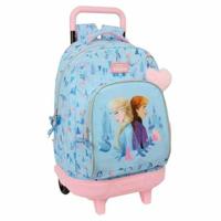 Schoolrugzak met Wielen Frozen Ice magic Blauw 33 x 45 x 22 cm - thumbnail