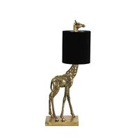 Light & Living Tafellamp 'Giraffe' 61cm, kleur Antiek Brons/Zwart - thumbnail