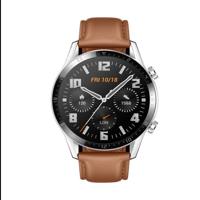Watch GT 2 - Smartwatch - 46 mm - zwart roestvrij staal - smart watch met riem - fluoroelastomeer - matte black - thumbnail