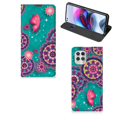 Motorola Moto G100 | Bookcase | Cirkels en Vlinders