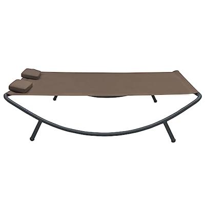 VidaXL Loungebed stof bruin