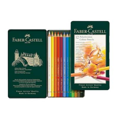 Faber Castell fc-110012 kleurpotlood polychromos 3,8mm kerndikte etui à 12 stuks Faber Castell fc-110012 kleurpotlood polychromos 3,8mm kerndikte etui à 12 stuks