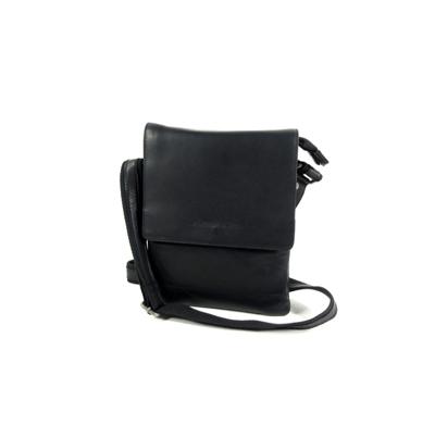 Chesterfield Schoudertas met Overslag Milou Zwart