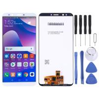 LCD-scherm en digitizer volledige montage voor Huawei Y7 Prime (2018) (wit) - thumbnail