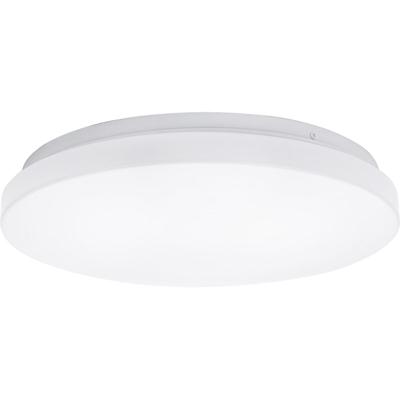 LED Plafondlamp Rond 20W - Warm Wit 3000K - Mat Wit Aluminium