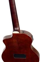 Ortega RTPDLX-ACA TourPlayer Series Deluxe Acacia Top Gloss Burst elektrisch-akoestische klassieke gitaar met gigbag - thumbnail