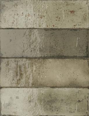 Wandtegel visgraat groen Estudio Amazonia 20x6,5cm moss glans