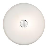 Flos Mini Button Wandlamp - Wit glas - thumbnail