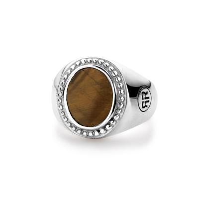 Rebel & Rose Ring Women Oval Tiger Eye RR-RG017-S Rebel & Rose Ring Women Oval Tiger Eye RR-RG017-S