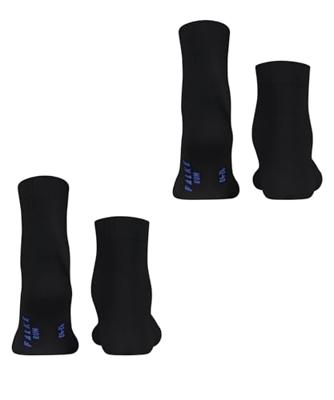 FALKE 2-paar Run ribbel korte sokken - Comfortabele katoenen dames en heren sokken