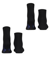 FALKE 2-paar Run ribbel korte sokken - Comfortabele katoenen dames en heren sokken - thumbnail