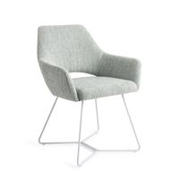 Jesper Home Eetkamerstoel 'Yanai' Beehive White, kleur Soft Sage - thumbnail