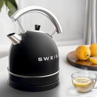 Vintage Waterkoker - SWEISS - KTL9 - 2200 W - 1,8 L - 360° Voet - Zwart - thumbnail