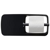 Toiletrolhouder Met Planchet Tiger Tess Zwart - Antraciet - thumbnail