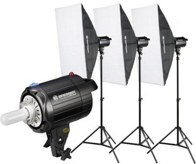 Bresser BRM-310AM Studio Flitsset 3x 300W
