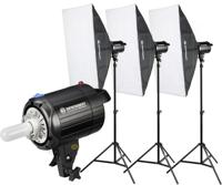 Bresser BRM-310AM Studio Flitsset 3x 300W - thumbnail