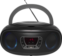 Denver TCL-212BT Radio/CD-speler VHF (FM) AUX, CD, USB, Bluetooth Sfeerverlichting Grijs - thumbnail