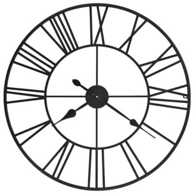 VidaXL Wandklok vintage-stijl met quartz-mechanisme xxl 80 cm metaal VidaXL Wandklok vintage-stijl met quartz-mechanisme xxl 80 cm metaal