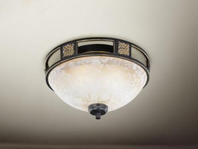Trio Plafondlamp AntiekSeries 6081 33cm bronsbruin - 608100224