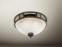 Trio Plafondlamp AntiekSeries 6081 33cm bronsbruin - 608100224 - thumbnail