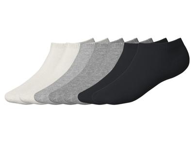lupilu 7 Paar kinder sokken (Grijs/wit/zwart, 27-30)