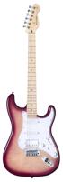 Mooer MSC30 Pro Guitar Rose Purple elektrische gitaar met gigbag - thumbnail