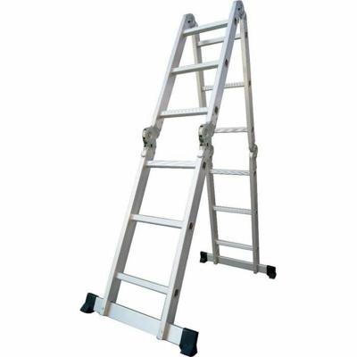 Telescopische ladder Fieldmann FZZ 4107 Grijs
