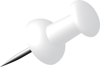 Alco AL-662-10 Pushpins Doosje A 40 Stuks Wit Alco AL-662-10 Pushpins Doosje A 40 Stuks Wit