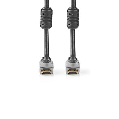 High Speed HDMI-Kabel met Ethernet | HDMI-Connector - HDMI-Connector | 5,00 m | Antraciet High Speed HDMI-Kabel met Ethernet | HDMI-Connector - HDMI-Connector | 5,00 m | Antraciet