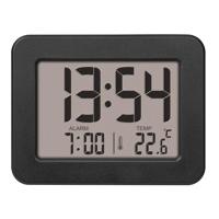 TFA Dostmann 60.2044.01 Wekker Kwarts Zwart Alarmtijden 1 - thumbnail