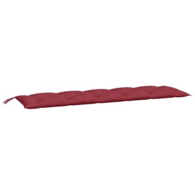 VidaXL Tuinbankkussens 2 st 180x50x7 cm oxford stof wijnrood