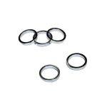 VWP balhoofdtussenring spacer alu 5mm 1" zilver p/5 - thumbnail