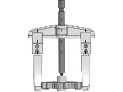 Gedore 8000660 Poelietrekker Spanbereik: 200 mm Aantal haken: 2