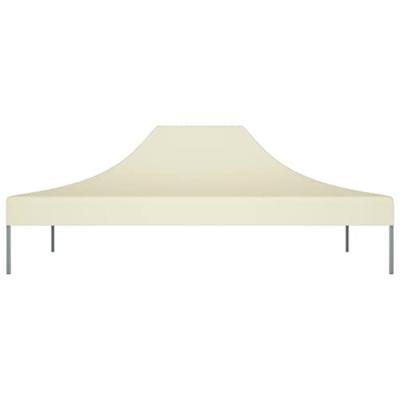 VidaXL Partytentdak 270 g/m² 4x3 m crème
