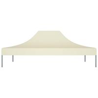 VidaXL Partytentdak 270 g/m² 4x3 m crème - thumbnail