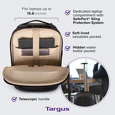 Targus 15.6” EcoSmart Mobile Tech Traveler Rolling Backpack trolley - thumbnail