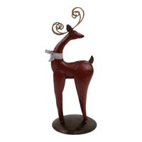 Metalen Beeld Rendier (30 x 12 cm) - thumbnail