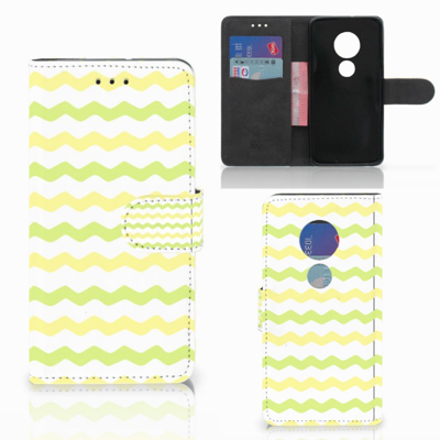 Motorola Moto G7 Play | Telefoon Hoesje | Waves Yellow