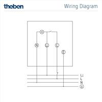 Theben 1020802 Bewegingsmelder Wit - thumbnail