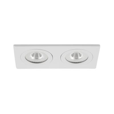LED-inbouwspot Sienna dubbel wit 2700K 10W