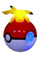 Pokémon Alarm Clock Pokeball with Light Pikachu 18 cm - thumbnail