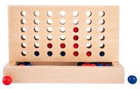 Houten Vier op een Rij-spel - thumbnail