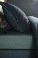 Pip Studio Pip Studio Thousand Leaves hoeslaken Blauw Grijs 100x200 cm Hoekhoogte 25 cm - thumbnail