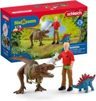 Schleich dinosaurs tyrannosaurus rex aanval 41465 - thumbnail