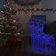 VidaXL Kerstversiering rendier 3 st 60x16x100 cm acryl - thumbnail