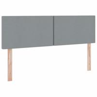 Opbergbed met matras Lichtgrijs 140 x 190 cm Bewerkt hout - thumbnail