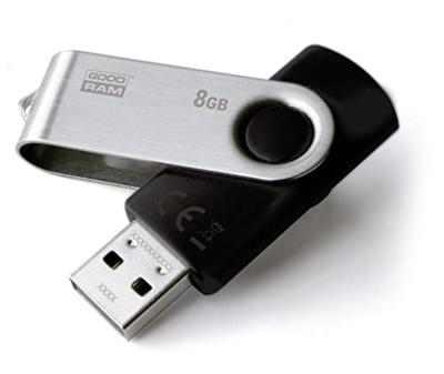 Goodram UTS2 USB flash drive 8 GB USB Type-A 2.0 Zwart, Zilver