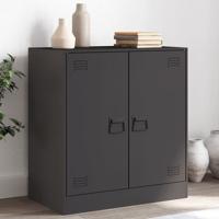 Dressoir 67x39x73 cm staal zwart - thumbnail