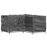 Tuinmeubelhoezen met 16 oogjes L-vormig 215x215x90 cm - thumbnail