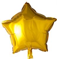 Ster Ballon Folie Goud metallic 45cm - thumbnail
